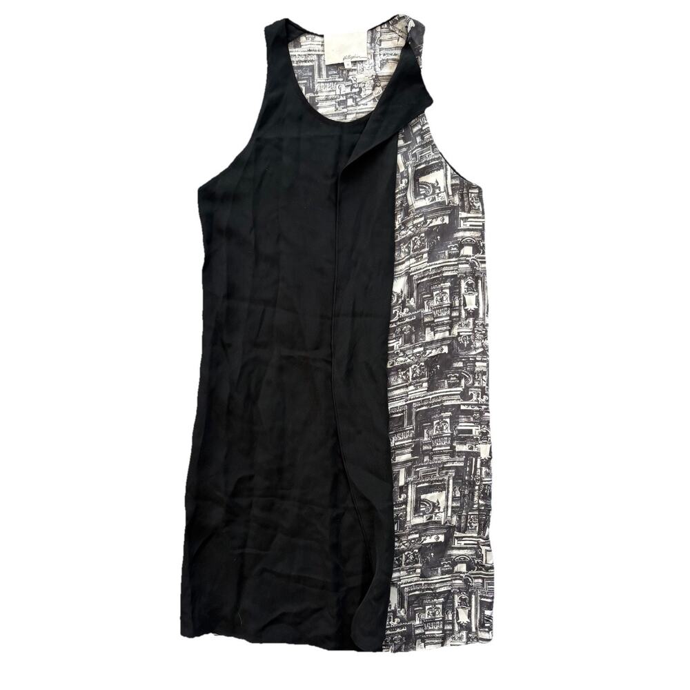 Philip Lim 3.1 Silk Library Architecture Shift Dress Women’s Size 0